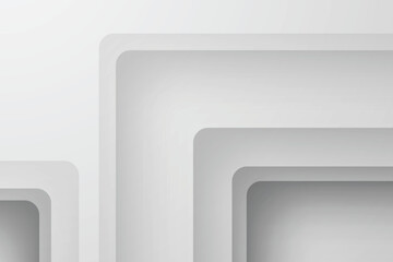 Abstract geometric shapes layered in light gray