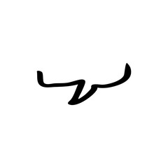 speech bubble doodle element