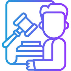 Obraz premium Standards Compliance line gradient icon