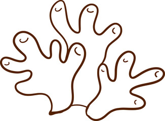 Coquette summer, Coquette beach and sea, summer doodle icon set, vector hand drawn exotic vacation line illustration, Sea shell collection, vector watercolor hand drawn ocean conch set, nature exotic 