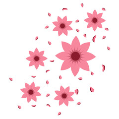Obraz premium Cherry Blossom Petals