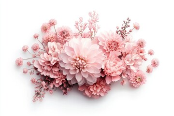 Delicate pink flower arrangement
