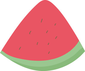 Watermelon slice illustration