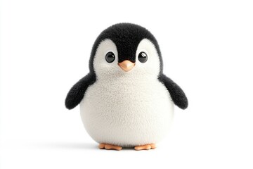 Fototapeta premium Cute cartoon penguin