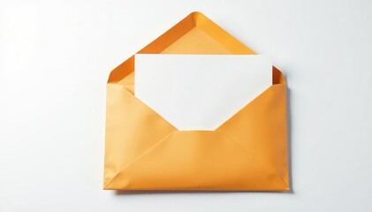 Sealed envelope, confidential document on white background , mystery, dispatch, unopened