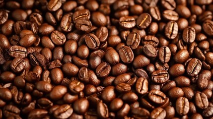 Stylish representation of coffee beans in an artistic design.