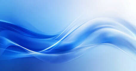 Fototapeta premium Blue Light Wave Abstract Corporate identity PowerPoint background, blue and white