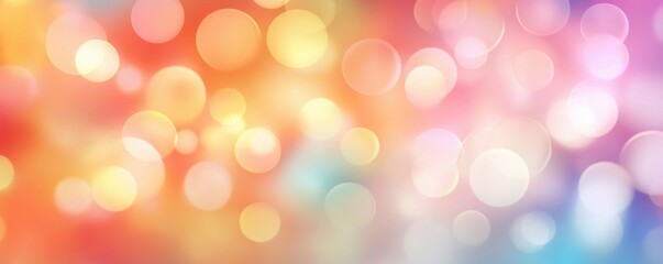 Fototapeta premium Festive Bokeh Backdrop Perfect for Text Insertion