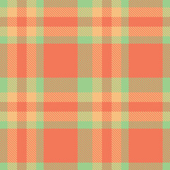 Modern Muted Light Pastel Green Seamless Tartan Textile Design