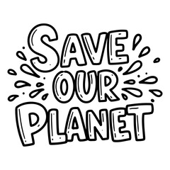 Motivational graphic for environmental campaigns