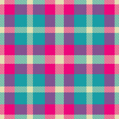 Modern Dusty Beige Seamless Tartan Textile Design