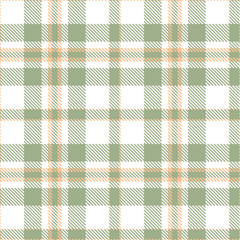 Modern Seamless Tartan in Cool Light Peach tones Textile Design
