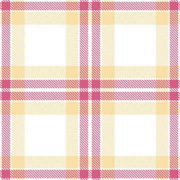Modern Seamless Tartan in Vivid White tones Textile Design Variant 2178
