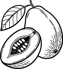 a-mango-icon-split-in-half-with-seed-negative-spac