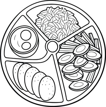 a-rice-plate-with-sectioned-ingredients--egg--cucu 