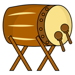 Mosque Drum Illustration