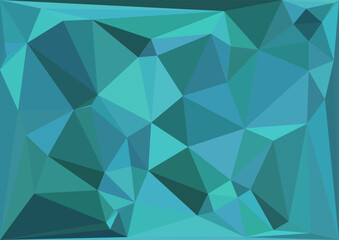 ポリゴン タイル 背景素材 緑