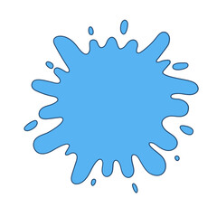 Hand drawn water illustration