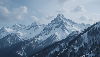 Obraz premium mountain landscape in the alps