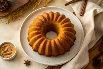 Spiced Pumpkin Bundt Cake Recipe