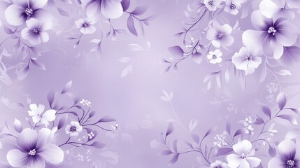 Fototapeta premium A purple retro wallpaper texture, with floral motifs and faded colors, evoking a nostalgic, mid-century design aesthetic.