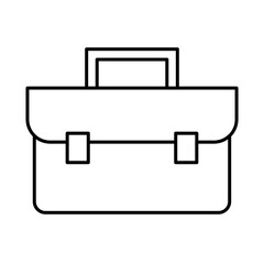 Briefcase Line Icon. Funding, Economy, Investment, Payment, Banking, Money, Investor Icons. Editable Stroke Vector Illustration