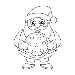 Downloadable Santa Claus Coloring Page – Christmas Activity for Children


