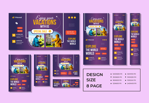 Travel Agency Web Add Banners