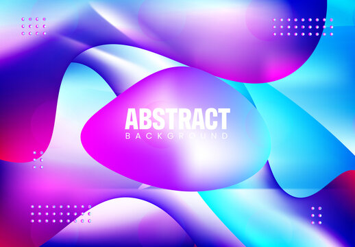 Floating 3D Geometric Shapes on a Deep Blue Background