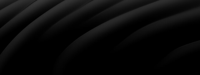 Abstract black wave. Dark ripple background