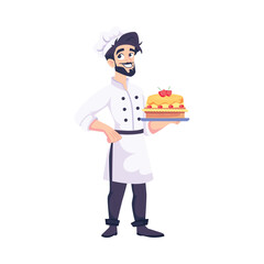 Strawbery Cake  Vector Style illustration. Eps 10 File 