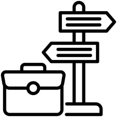 Obraz premium Career Option Icon