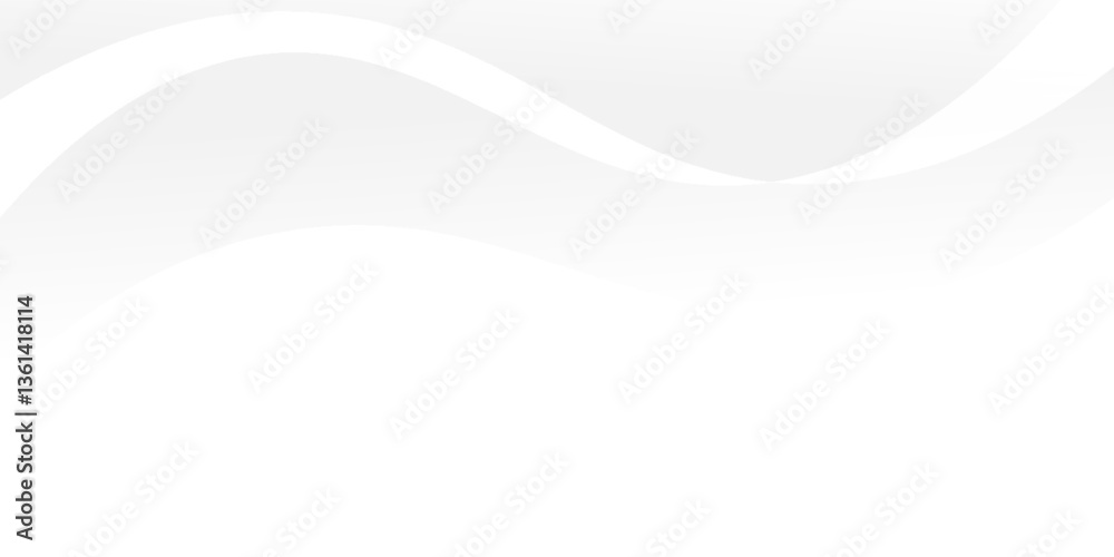 Wall mural white background with dynamic curve line elegant graphic design element decoration