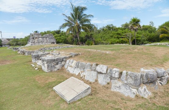 The ancient Mayan ruins of El Rey in Cancun's Hotel Zone