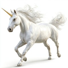 Obraz premium white horse isolated on white