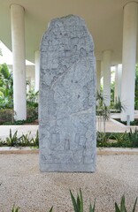 The Mayan Museum at Cancun's San Miguelito ruins