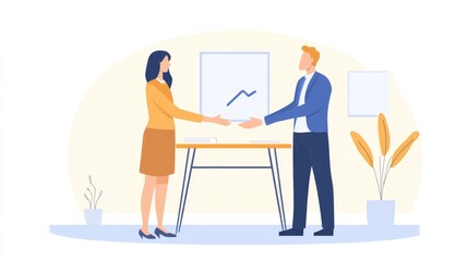 Business people, introduction and shaking hands for job interview, recruitment and meeting in public relations. 