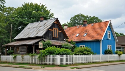 Old vs New House &ndash; Half Renovated Vintage Home with Modern Contrast.