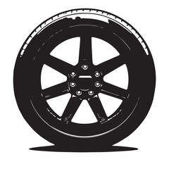 Obraz premium car wheel