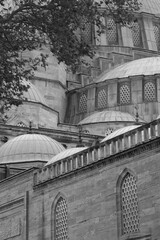 Architecture of the beautiful Suleymaniye Mosque	
