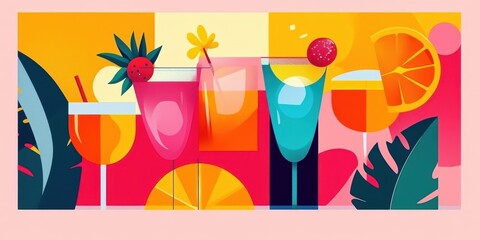 Obraz premium AI-Generated Designs for Perfect Summer Celebrations