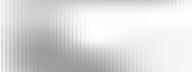 Gray ribbed glass pattern. Metal texture effect. Acrylic panel for wall, window, door or roof covering. Vector background © YEVHENIIA