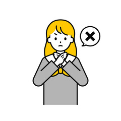 上半身のポーズ_シンプルな学生の女子学生14