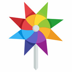 colorful pinwheel toy