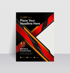 Futuristic Tech & Sports Innovation Flyer Template Design