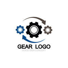 gear logo design vector template