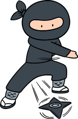 Illustration of ninja
