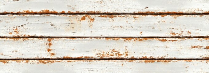 Obraz premium Weathered White Wood Plank Texture