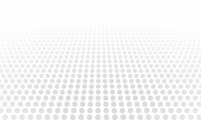 Seamless gray halftone pattern in white background