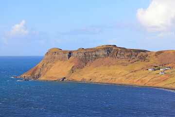 Naklejka premium The scenic view on the loop road of the Isle of Skye, Scotland, United Kingdom